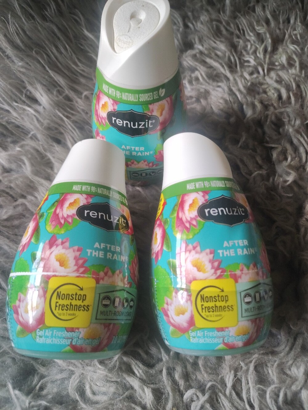 After The Rain Gel Air Freshener - Turquoise Pack 3